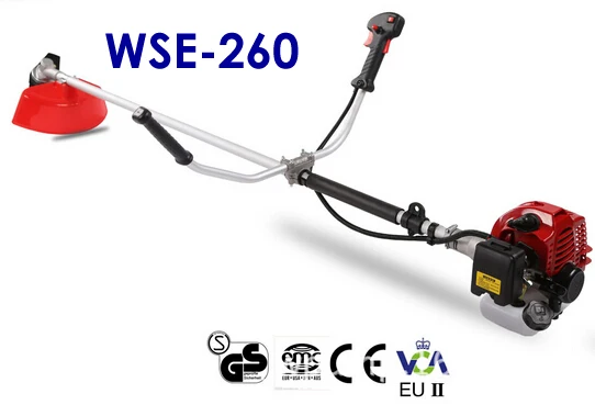 Image Factory Direct Supply! WSE 260 2 Stroke 25.4CC Brush Cutter Grass Trimmer with CE and Low Price