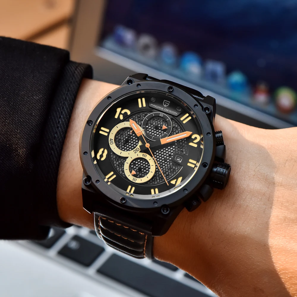 Pagani Дизайн мужские часы люксовый бренд модные водонепроницаемые спортивные наручные часы из нержавеющей стали Мужские кварцевые часы Relogio Masculino