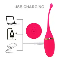 Usb вибратор беспроводной Дистанционное управление клитор стимулятор vibrador 10 Частота водостойкие силиконовые вибраторы u71229