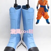 Сын Goku Косплей Обувь; сапоги для рождества и Хэллоуина