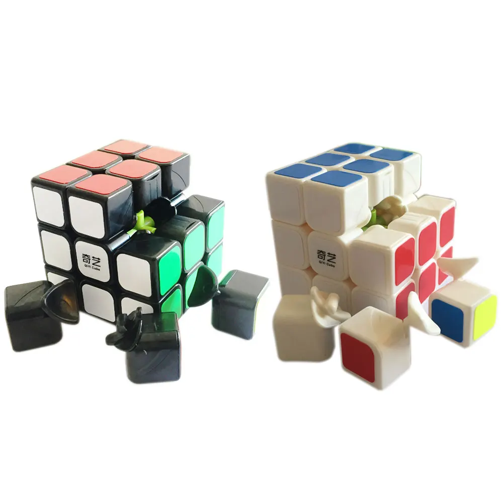 QiYi Sail 3X3X3 Magic Cube Professional speed Cube ультра-Гладкий квадратный куб головоломка с наклейкой Дети Обучающие игрушки подарок на день рождения