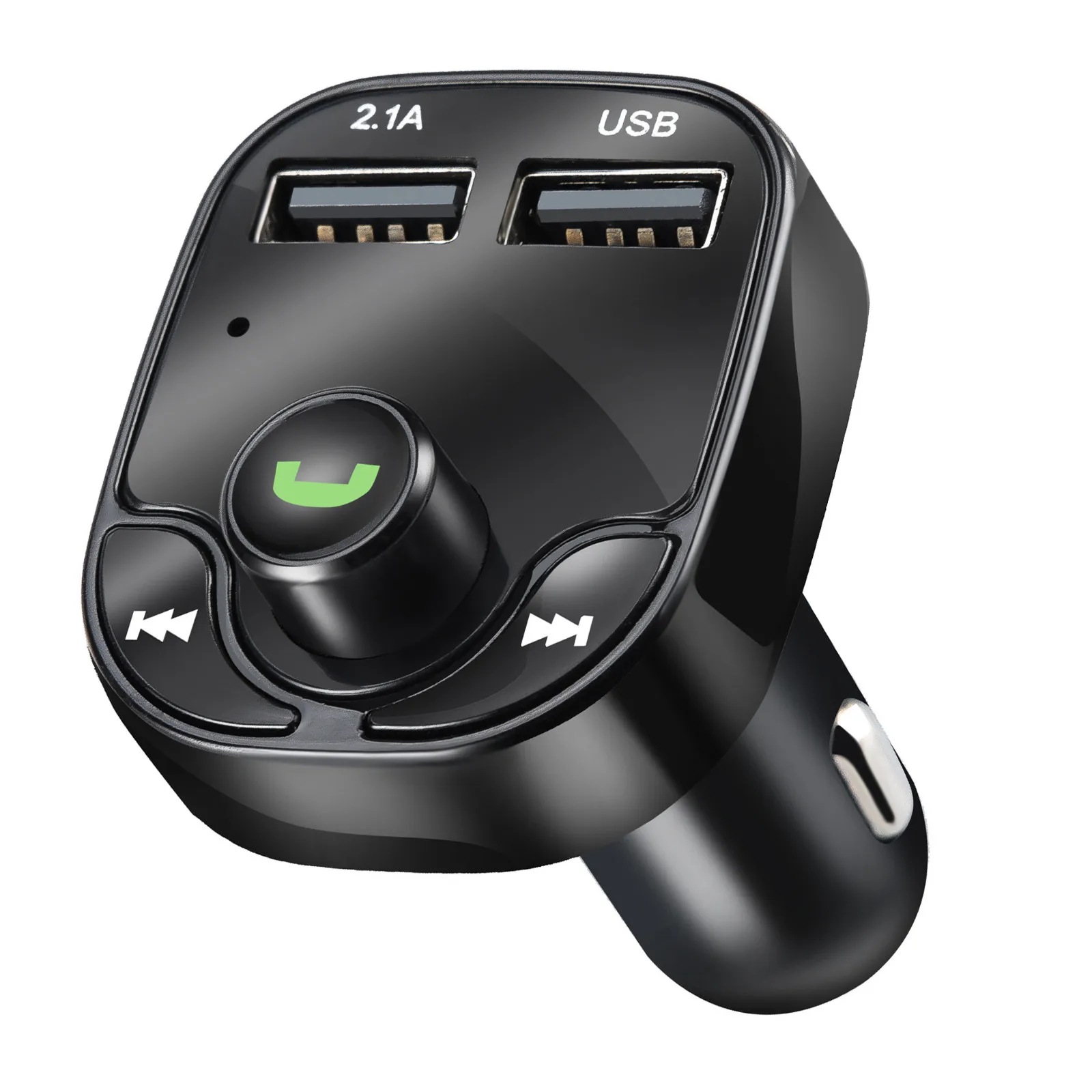

Bluetooth MP3 Player Handsfree Car Kit FM Transmitter support TF Card U disk QC2.0 3.1A Fast Dual USB Charger Power Adapter