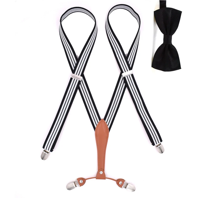 Brace And Bow Tie suspender for men - 