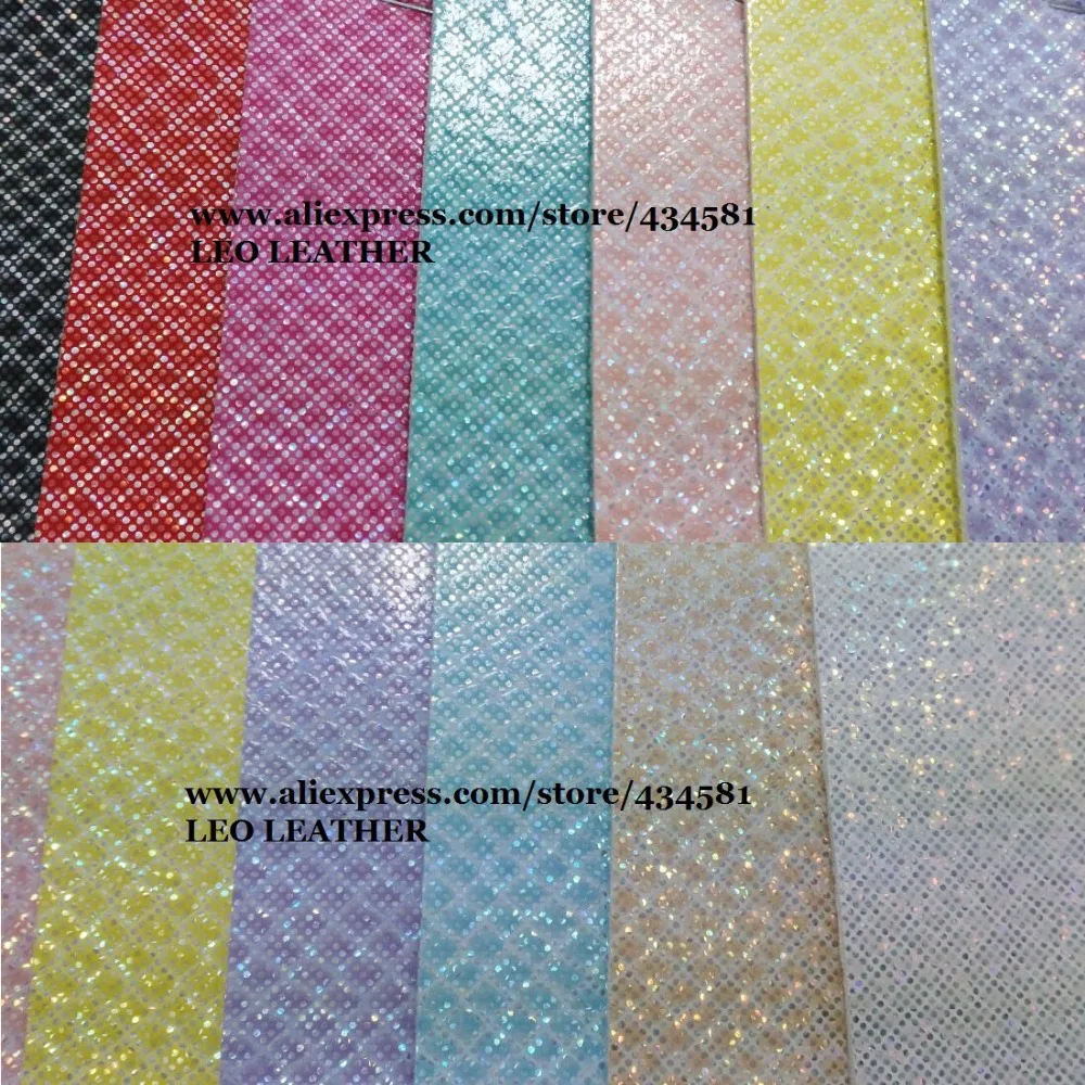 Glitter Patent Leather PU Leather Fabric, Faux Leather Fabric