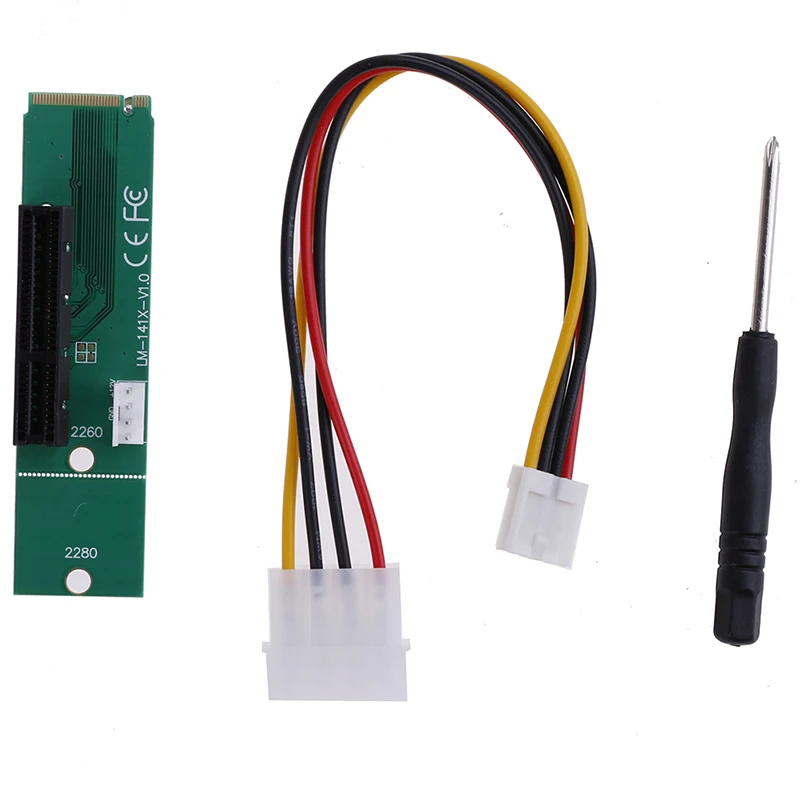 PCI E 1X/4x карта SSD для NGFF M.2 M Key PCIE слот адаптер Расширительная + отвертка 4 контактный