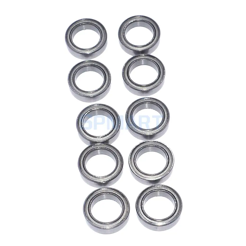 10Pcs 15x10x4mm Rolling Bearings for 1/10 RC Car Buggy Truck HSP HPI Traxxas Hobao Wltoys JJRC FS LRP ZD Racing Savage