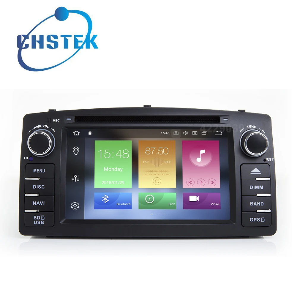 

Octa core 4GB RAM Android 8.0 Car DVD multimedia Player for Toyota Corolla E120 BYD F3 with wifi BT GPS Radio stereo