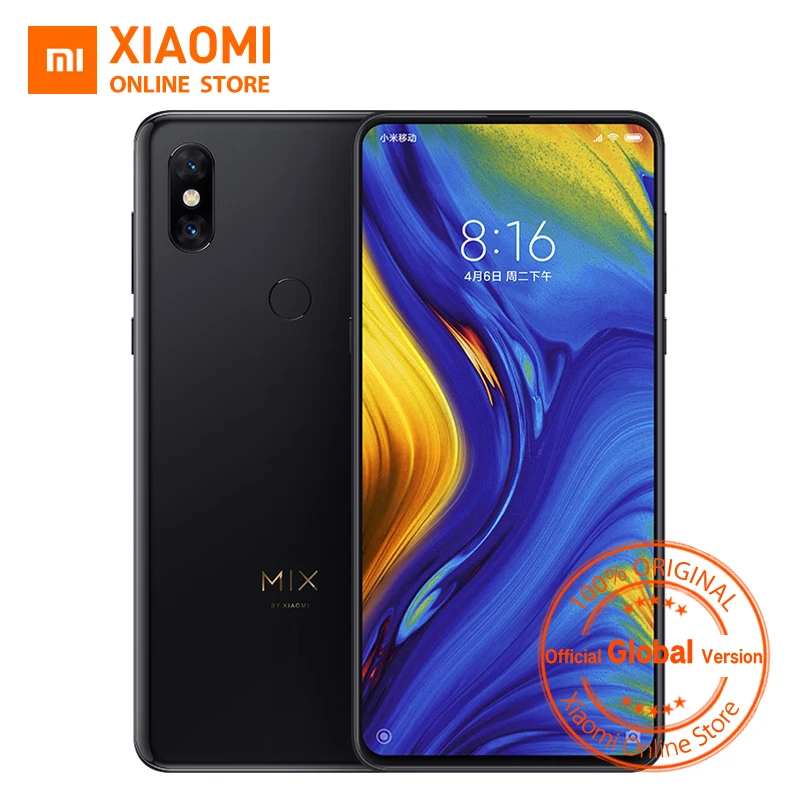 Глобальная версия Xiaomi mi X 3 6 ГБ 128 Snapdragon 845 39 &quotAMOLED 24MP двойной фронтальная камера