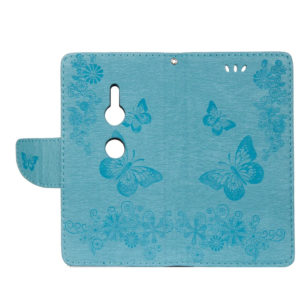 Retro Printing Butterfly Wallet Flip PU Leather Strap Stand Case For SONY Xperia L1 XZ1XZ1 CompactXA2 XA2 UltraXZ2 Cover (28)