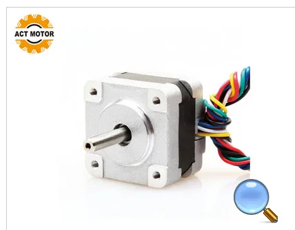 

BIPOLAR nema 14 stepper motor 28mm ,0.8A ,12.5N.CM 14HS2408