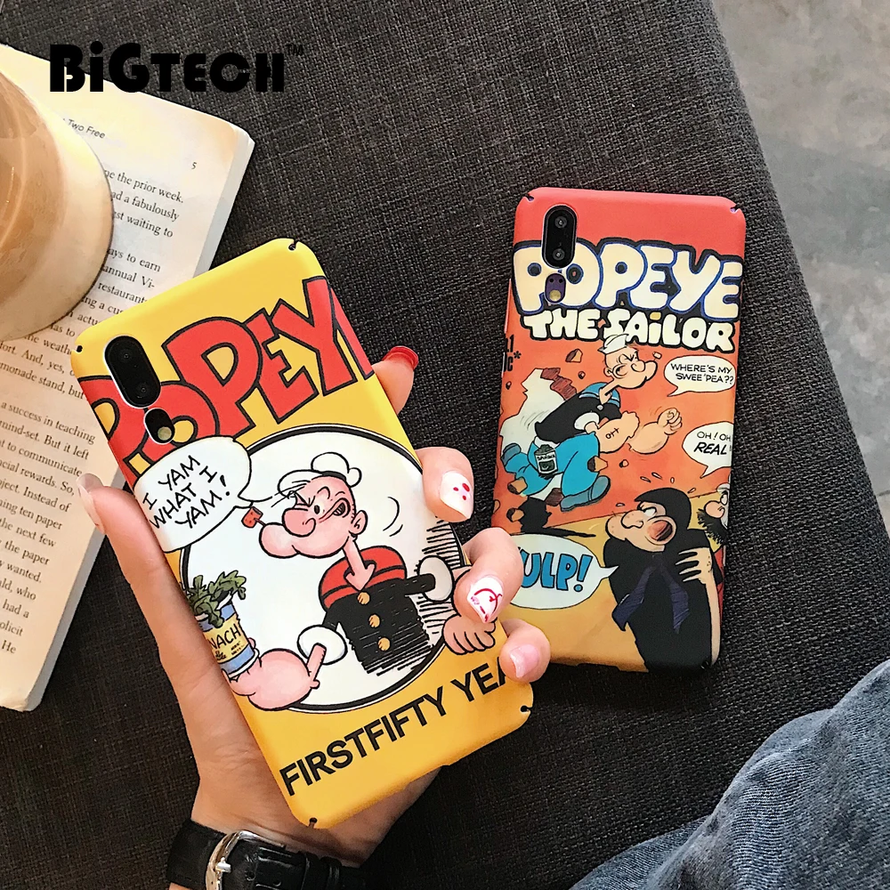 

Cartoon Tide Style Phone Case for Huawei P30 P20 Pro Back Cover for Huawei P30 P20 lite Honor 9 10 8 Pro 8X Hard PC Cover Coque