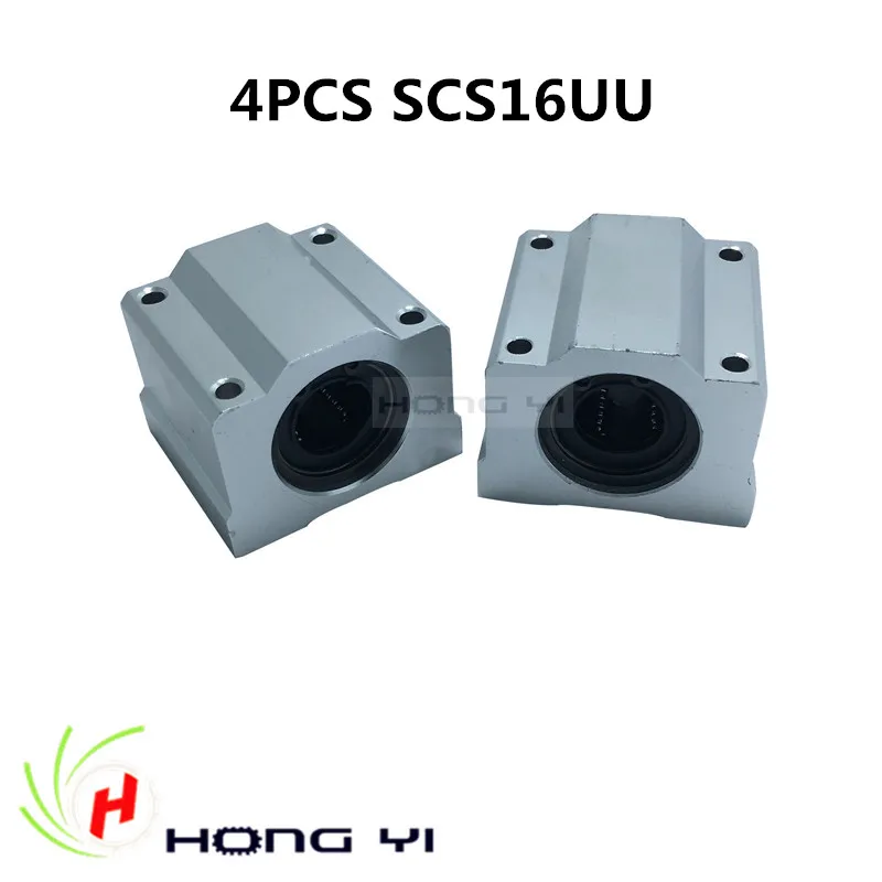 

4 pcs SCS16UU/SC16UU Linear Bearing 16mm Linear Slide Block , 16mm CNC Router linear slide
