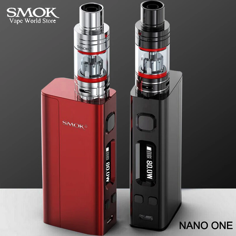 Vape SMOK Electronic Cigarette Kits With Micro Tfv4 Tank Vaporizador 80W sigaretta elettronica Battery S8046 Vape SMOK Electronic Cigarette Kits With Micro Tfv4 Tank Vaporizador 80W sigaretta elettronica Battery S8046