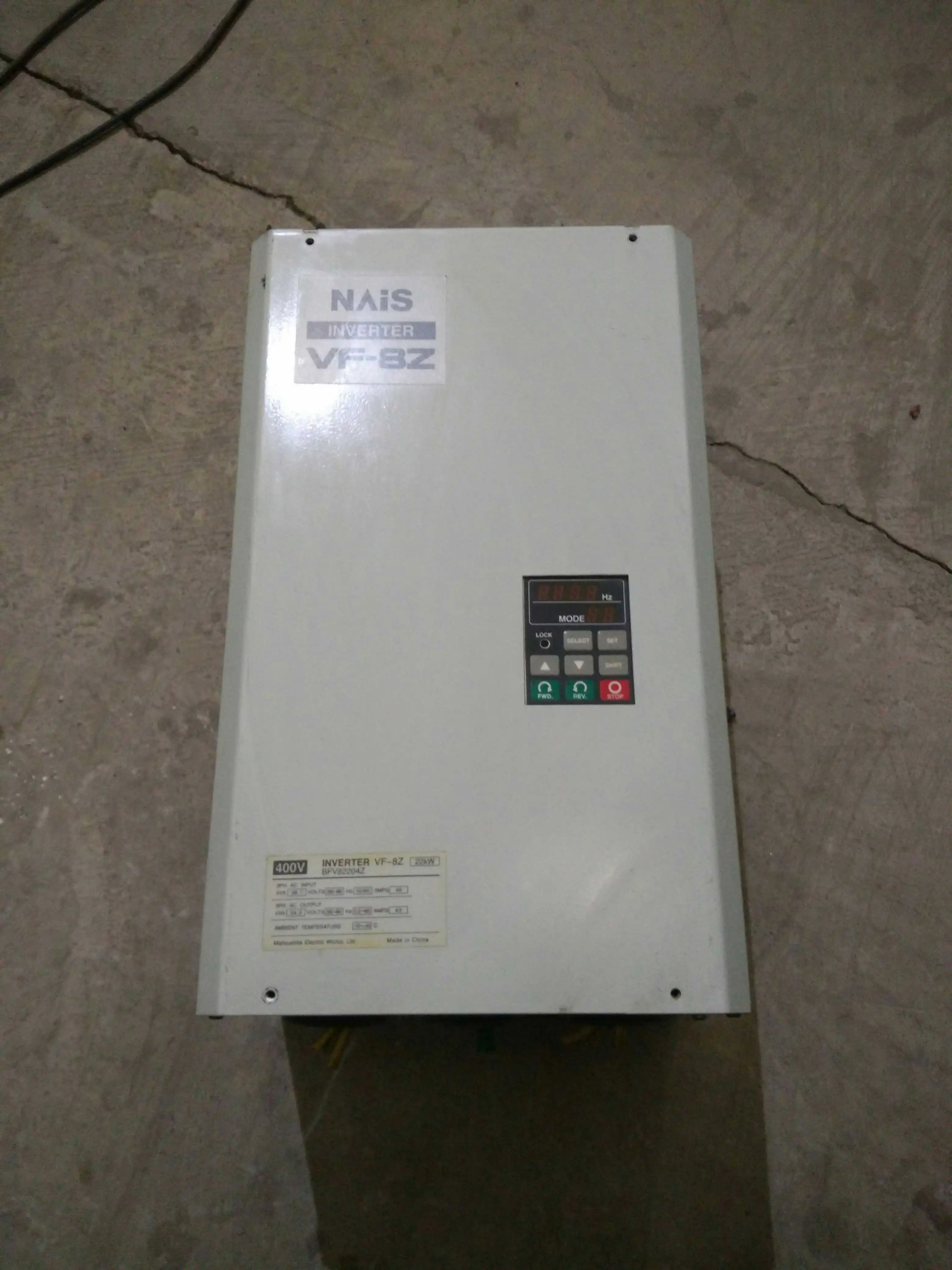 

Used In Good Condition VF-8Z Series 22kW AC Inverter BFV82204Z 400V with 3 months warranty