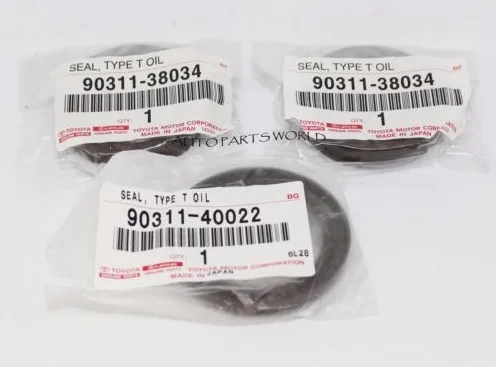 

Timing Crankshaft Camshaft Seals OEM 90311-38034 90311-40022 for Ttoyota Avalon Tacoma Tundra 4Runner T100 Camry Solara RX ES300