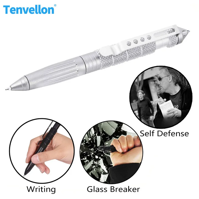 Tenvellon тактическая ручка принадлежности для самозащиты безопасный защитный