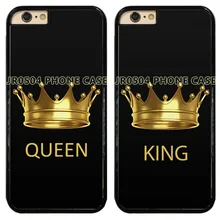 

HIS AND HERS KING QUEEN CROWN Hard Cell Phone Case Cover Fits For iphone 4 4s 5 5s 6 6s 6 plus 7 7 plus ipod Touch5 6 #T0241