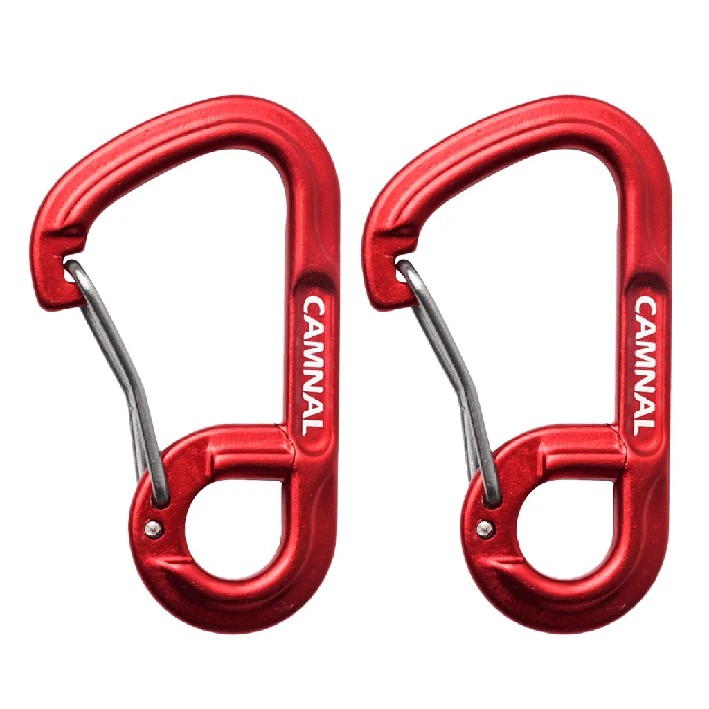 MagiDeal Lightweight Carabiners Hook Eyehole Spring Backpack Clasps Keychain Carabiner Clip Keychain Hook 