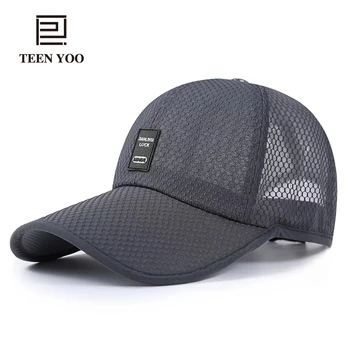 

Fashion Hight Quality Quick Dry Snapback Baseball Cap Brand Net Summer Dad Hat Casual Breathable Bone Gorras Women Men Sun Hats