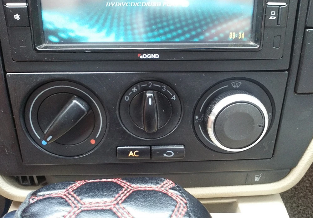 Car Air Conditioning Switch Knob car ac control switch For Volkswagen VW Golf4 MK4 Bora Passat B5 AC Heat Control Knob