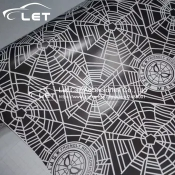 

Car Styling Spider man Vinyl film Car Wrap Automobiles Motorcycle Stickers