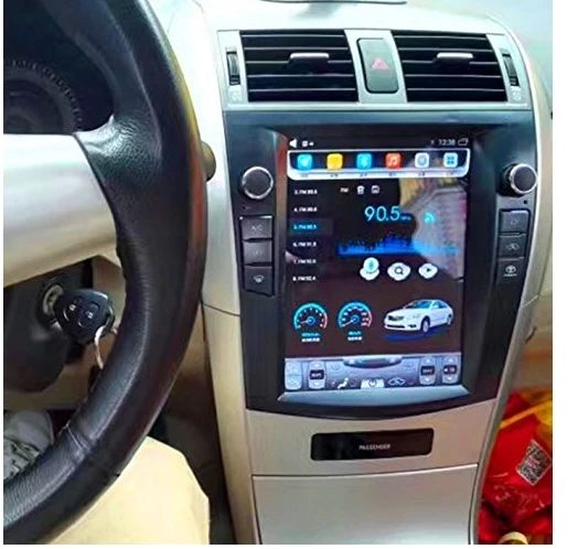 10," четырехъядерный автомобильный dvd-плеер 1280X800 автомобильный вертикальный экран TESLA стиль стерео gps навигация для Toyota Corolla 2008