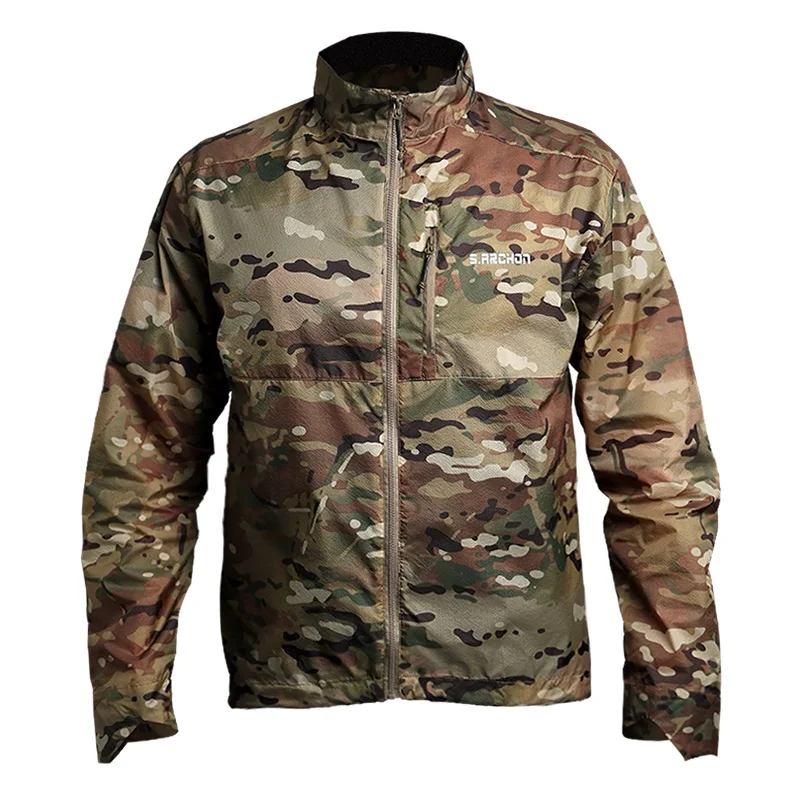 Refire gear легкая Военная кожаная куртка мужская водонепроницаемая армейская тактическая куртка летняя Солнцезащитная камуфляжная ветровка пальто - Цвет: CP