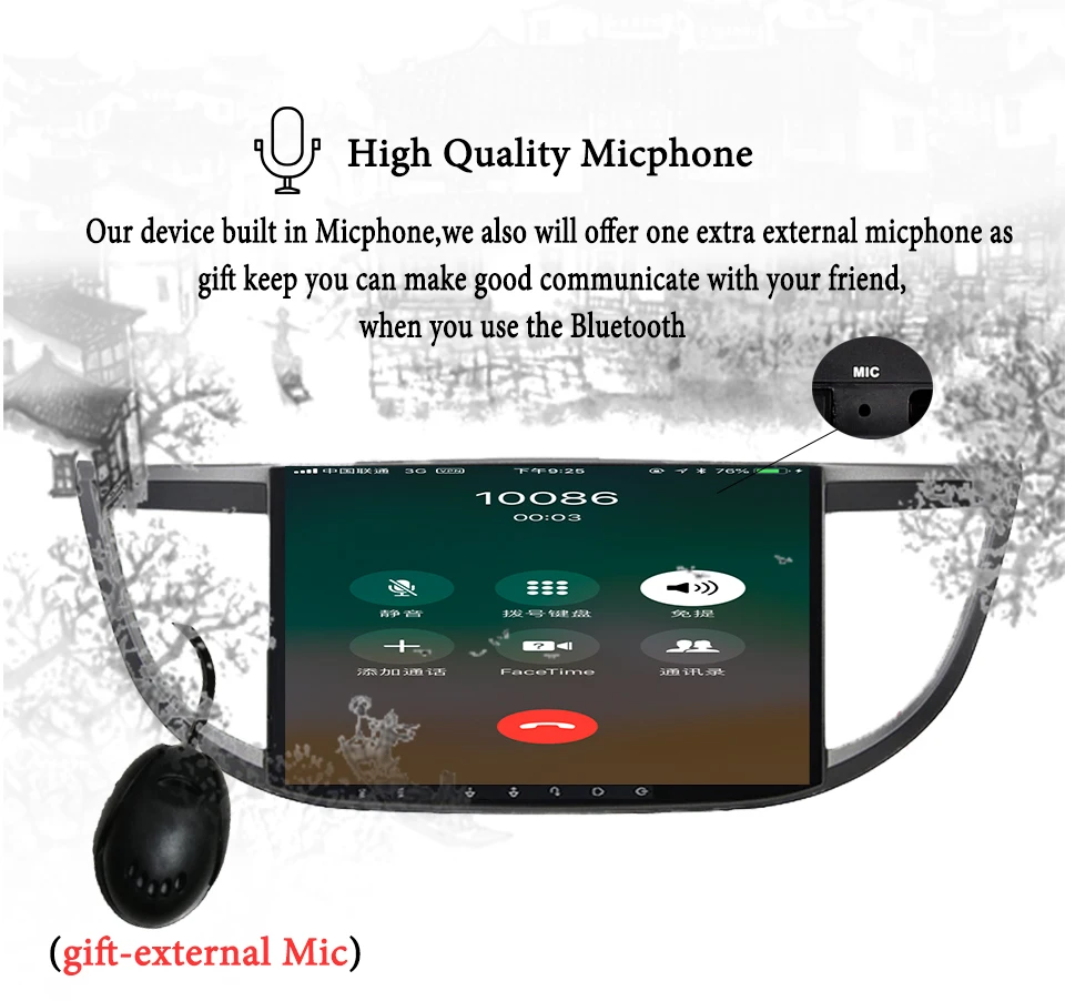 Perfect 2 Din 10.1" Android 9.0 4G+64G Car DVD Player Radio Online Maps GPS Navigation WIFI for Honda Crv CR-V 2012-2016 Head Unit 5