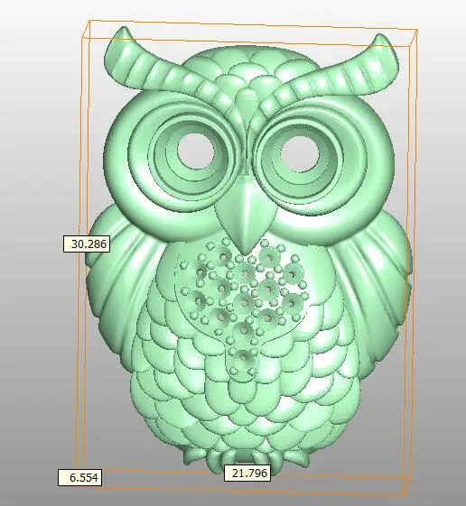 Сова ЧПУ маршрутизатор резьба гравировка рельеф модель STL формат 3D модель artcam type3 CNC гравировка M237