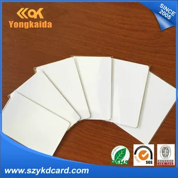 

YongKaiDa 200pcs/lot rfid blank card 13.56mhz fudan 4k iso 14443a compatible original rfid smart pvc card
