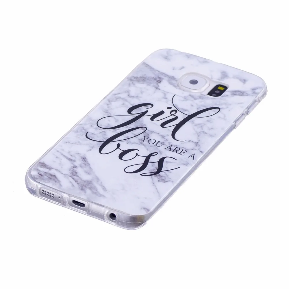 ARYIKUM Cases For Samsung Galaxy S6 S 6 Edge G925 Case Silicone CellPhone Accessories Cover For Samsung S 6 Edge Sansung S6 Edge