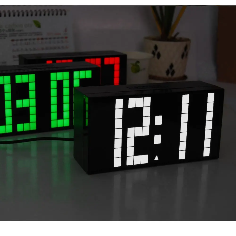Free Shipping*Electronical Big Multifunction LED Clock Digital Clock with Timer,Date,Thermometer