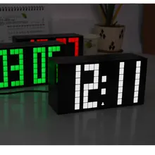 Free Shipping*Electronical Big Multifunction LED Clock Digital Clock with Timer,Date,Thermometer Alarm Clock Christmas Gift