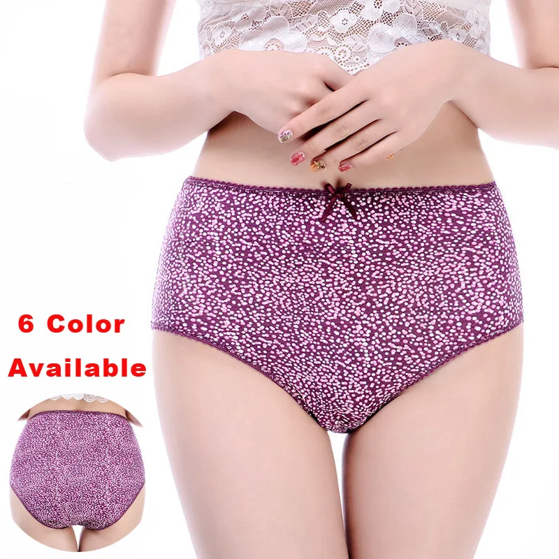 High Waist Panties For Women Plus Size Black Underwear Comfortable Cotton Soft Printing Women's Intimates Lingerie Ladies Panty High Waist Panties For Women Plus Size Black Underwear Comfortable Cotton Soft Printing Women's Intimates Lingerie Ladies Panty