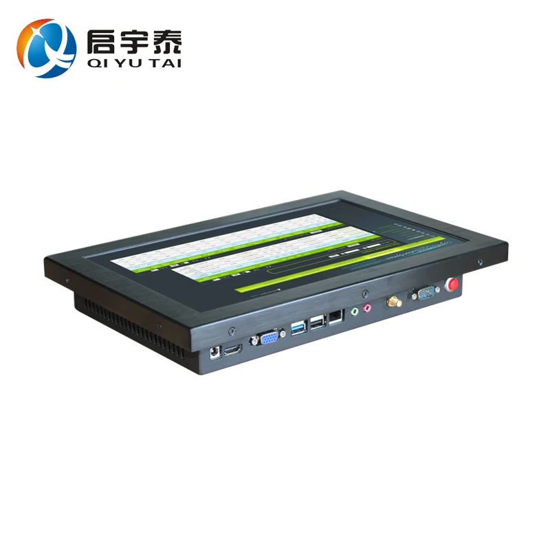 12 embedded computer Resistive touch wide screen Resolution 1280x800 4gb ddr3 32g ssd industrial PC with