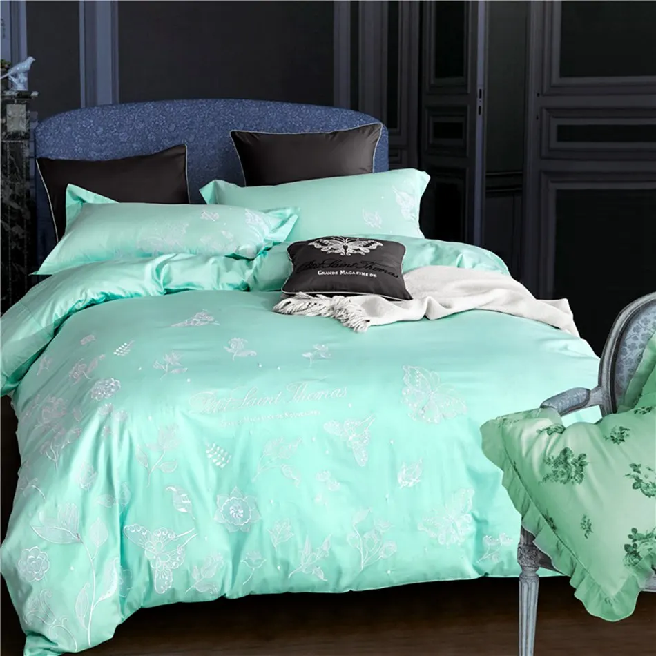 Online Get Cheap White Flower Bedding Aliexpresscom Alibaba Group - Fresh Light Green White Flower Butterfly Embroidered Princess Style Beddingset Pcs Including Duvet Cover Bedsheet online get cheap white flower bedding aliexpresscom alibaba group - fresh light green white flower butterfly embroidered princess style beddingset pcs including duvet cover bedsheet