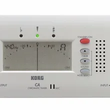 Korg CA-40 электронный хроматический тюнер с большим дисплеем используется для духовых, гитарных, укулеле и клавишных инструментов