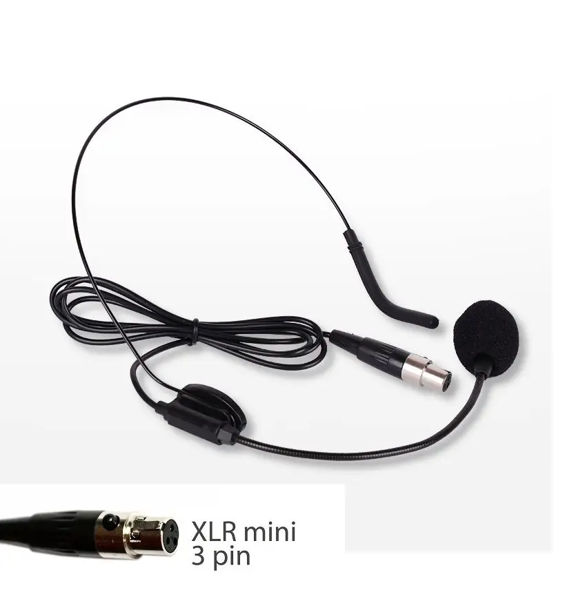 Bolymic New Headband Headset Microphone 3 Pins xlr for AKG, Samson