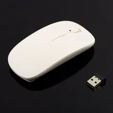 1 шт 2,4G Беспроводная USB 10m беспроводная оптическая мышь DPI1200 игровая мышь ультра-тонкая для ноутбука компьютера ПК компьютера
