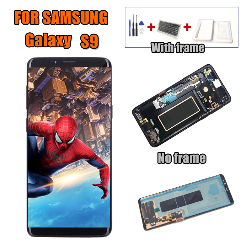 

Original Super AMOLED For Samsung Galaxy S9 Lcd Display Touch Screen Digitizer With Spot