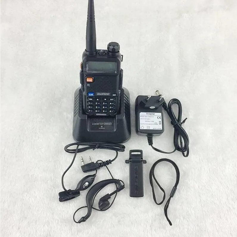 50 шт./лот UV5R Baofeng УФ-5R Двухстороннее Радио Dual Band Vhf/uhf Трансивер Fm-радио SOS Яркий Фонарик + наушники