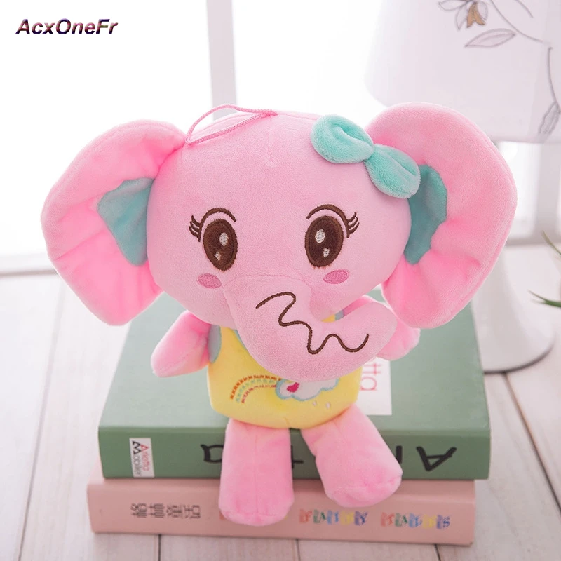 

40cm / 15inch High Quality cute elephant doll plush toys for baby girls boys birthday Valentine's Day gift 3 colors WL7-047