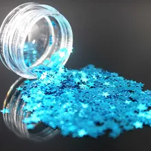 1 шт. светло-голубые Звездные весы Акриловая жидкость для ногтей Блестящий Кристалл порошок маникюрные салонные инструменты акриловый порошок для ногтей Hn5