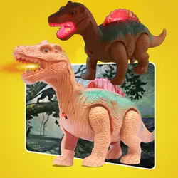 Электрические игрушки-Динозавры, имитация ходьбы и легкая музыка Юрского периода игрушка-тираннозавр для детей