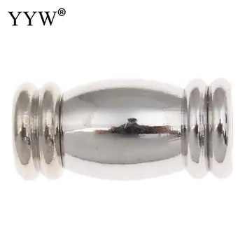 

16x8mm Strong Magnetic Clasps Hook Brass Connectors Fits 3mm Round Leather Cord Bracelet Necklaces End Caps Diy Making Findings