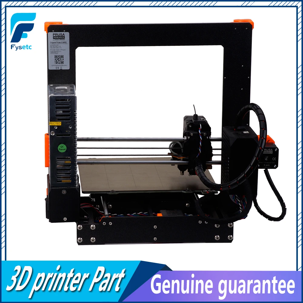 1 مجموعة استنساخ Prusa i3 MK3 مجموعة كاملة 3D طابعة DIY طقم كامل المغناطيسي الحرارة السرير سبائك إطار قضيب EinsyRambo 1.1a مجلس موتورز كيت