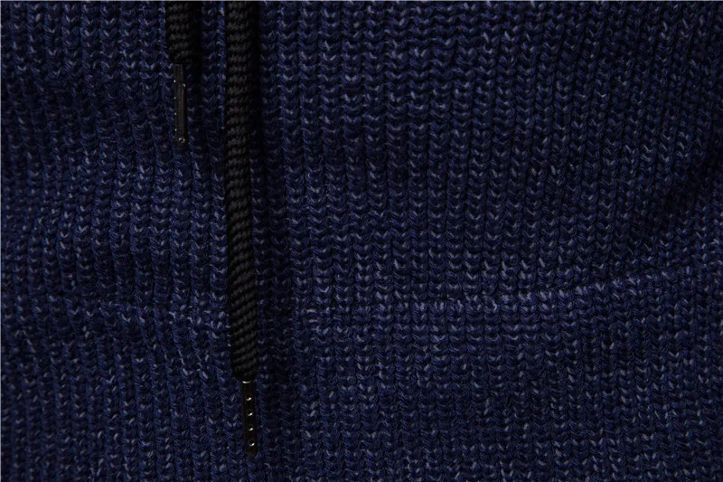 Zogaa осень зима мужской свитер с высоким воротом, мужской уличный Однотонный свитер, приталенный вязаный пуловер свитер
