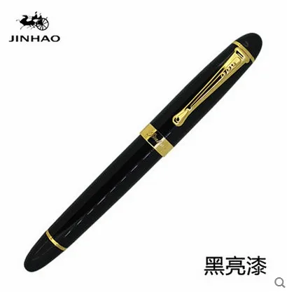 JINHAO X450 advanced авторучка 18 К GP наконечник чернилами 23 цветов, можно выбрать упаковка с черная ручка коробки Горячая распродажа - Цвет: E