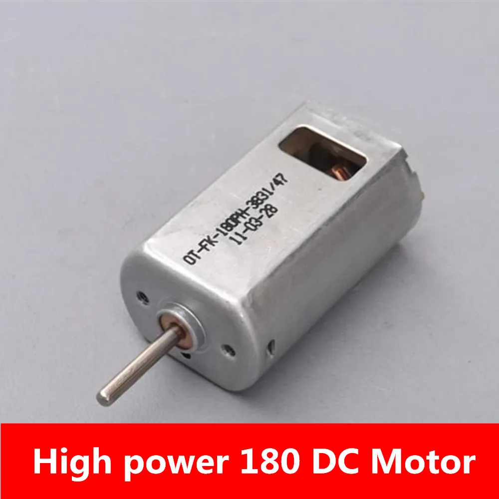 Dc motor carbon brush motor high speed model 180 motor oversize cooling