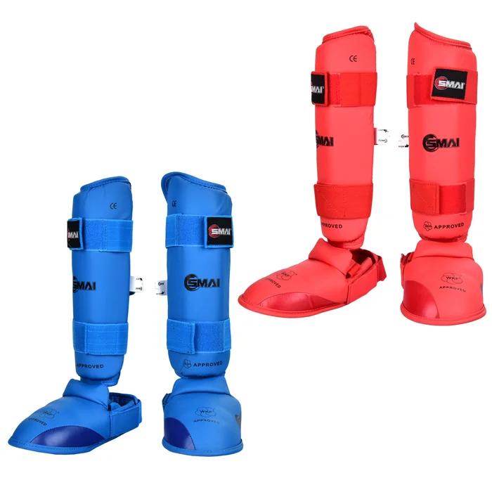 New SMAI karate Leg protectors foot protector WKF karate good quality ...